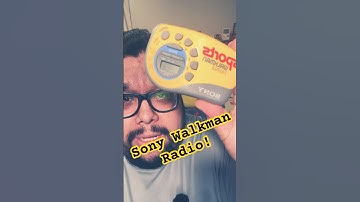 Remember these little Radio Walkmans? #sony #sonywalkman #sonyradio #retro  #retrotech