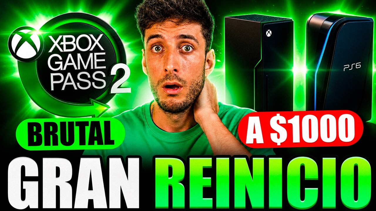 🚨 REINICIO de GAME PASS por ASHA SHARMA 🔴 PS6 y XBOX HELIX a $1000 Dólares 💥