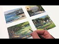 How I Paint Small Landscape Paintings Step by Step