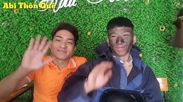 TROLL KHÁCH CẮT TÓC BÔI MẶT ĐEN VÀ CÁI KẾT ! | ABI THÔN QUÊ