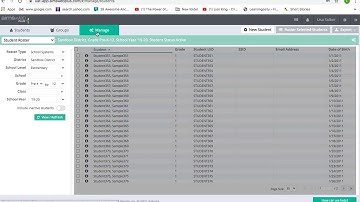 aimswebPlus -Finding Class List/Roster