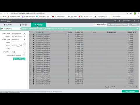 aimswebPlus -Finding Class List/Roster