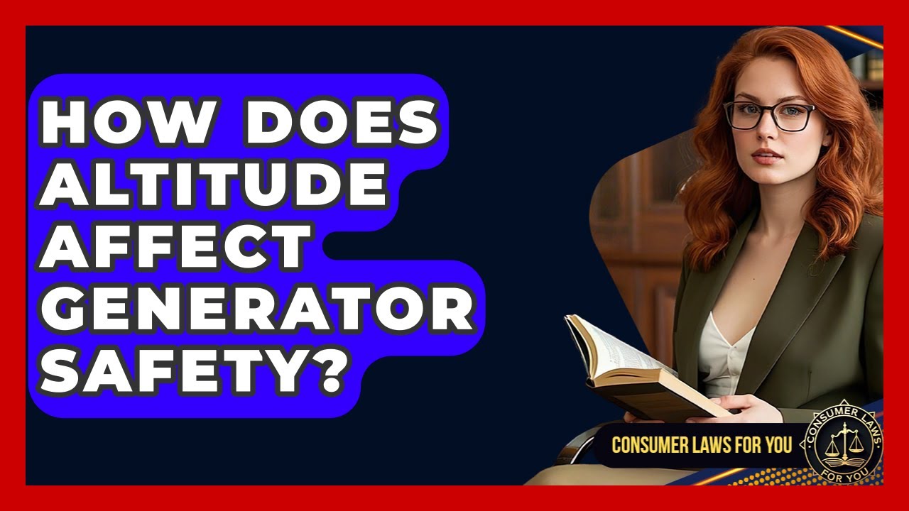 How Does Altitude Affect Generator Safety? - Consumer Laws For You