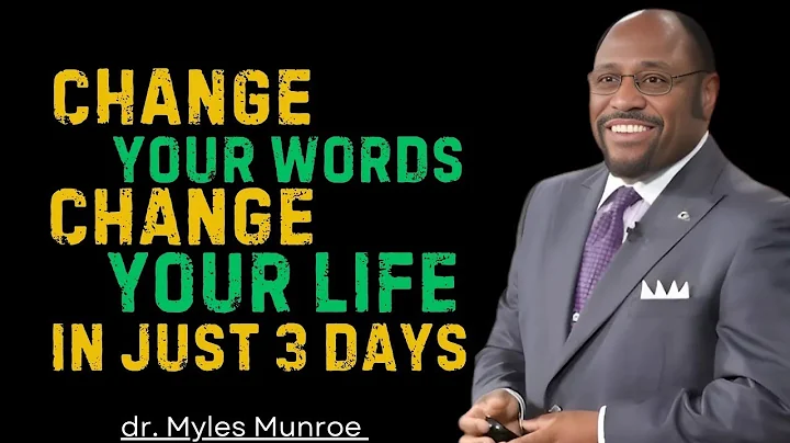Talk to Yourself Like This for 3 Days    Myles Munroe Motivational speech