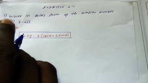12th Maths ( Exercise 2.7 Q.No 1(ii) ) Complex Number TN New Syllabus