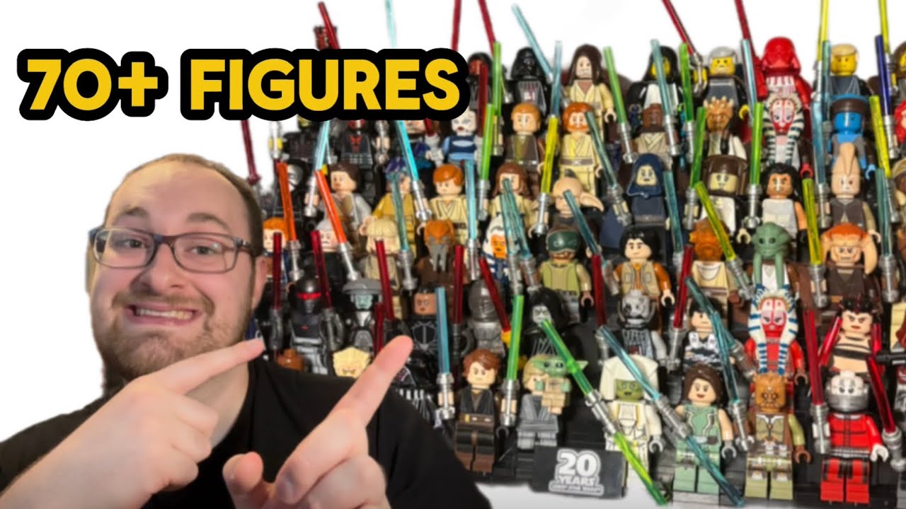 My MASSIVE LEGO Star Wars Jedi & Sith Collection! | 70+ Force Users on Display