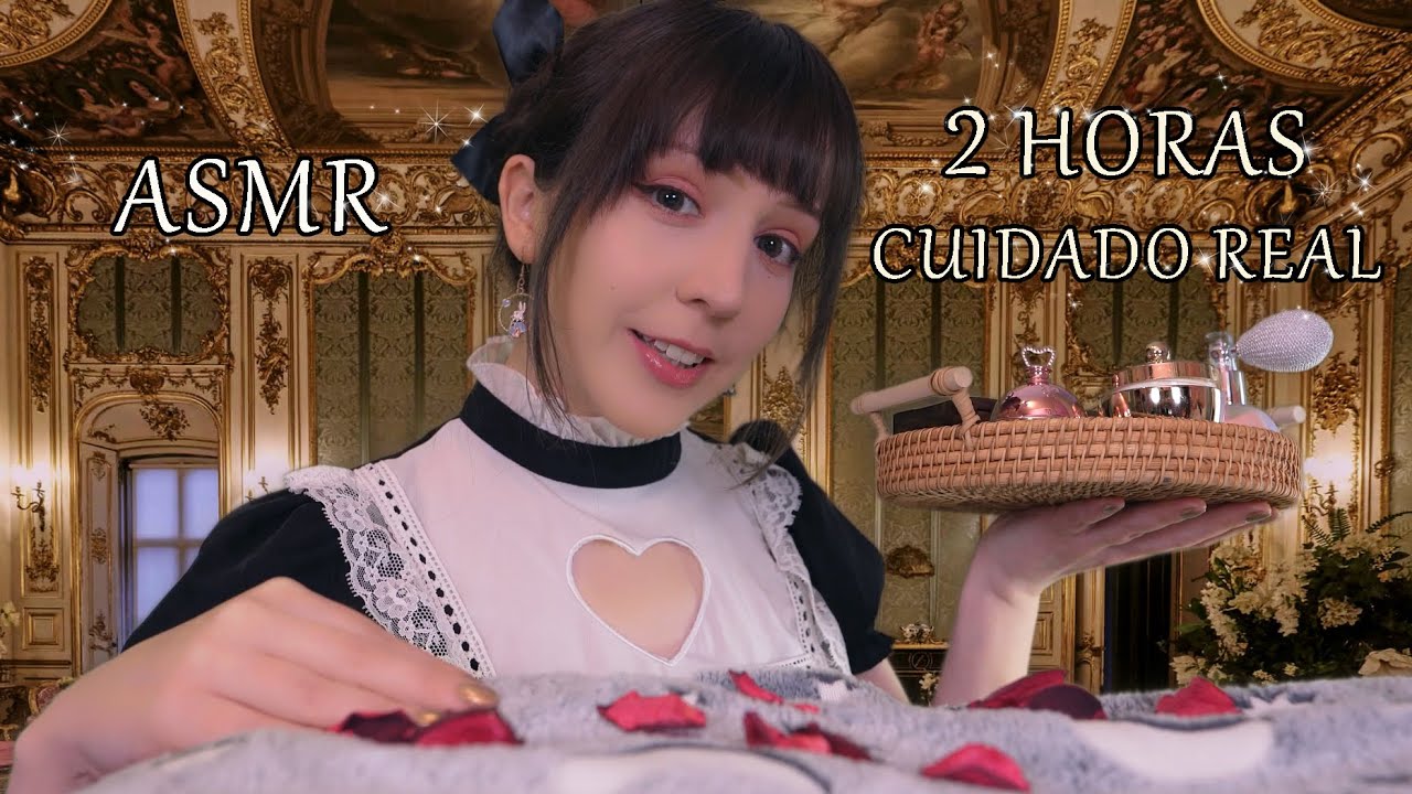 ⭐ASMR 2 Horas con tu Sirvienta Real 🫖 Atención Personal + Masaje + Cuento [Compilado 2h]