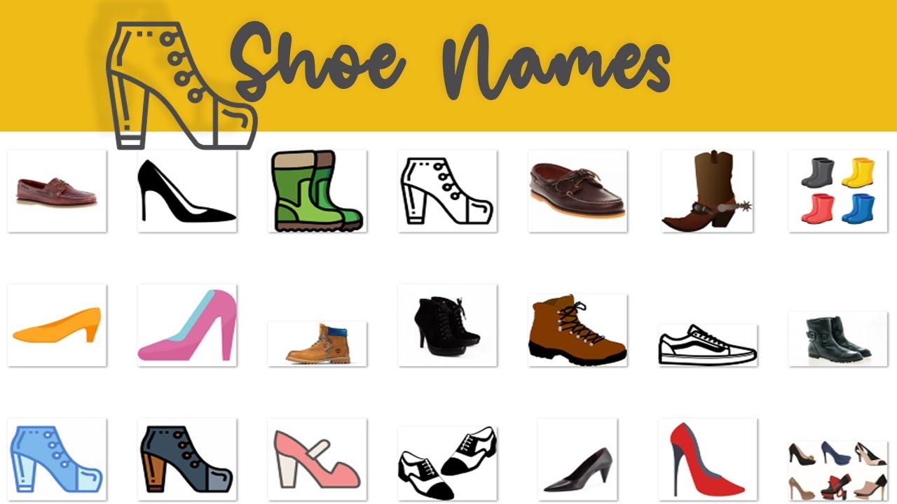 shoe names