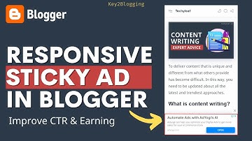 How to Add Responsive Bottom Sticky Ads in Blogger (Still Works in 2025)