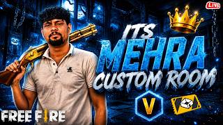 🔴Live Free Fire Only Custom Room 🔥 Pc vs Mobile | its Mehra #freefireindia #garenafreefire