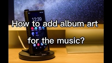 How to add album art for the music?