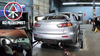 Evo X stock motor AGT 64mm Turbo Fic 2150 flex fuel tune
