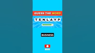 Scrambled Letters | Unscramble | Guess the Word Fun Puzzle Game | Brain Teaser Challenge | Quezzles