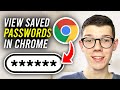 How To View Saved Passwords In Google Chrome - Full Guide