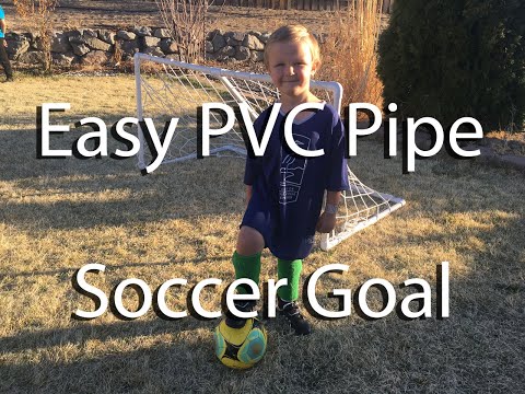 How to Make an Easy PVC Pipe Soccer Goal
