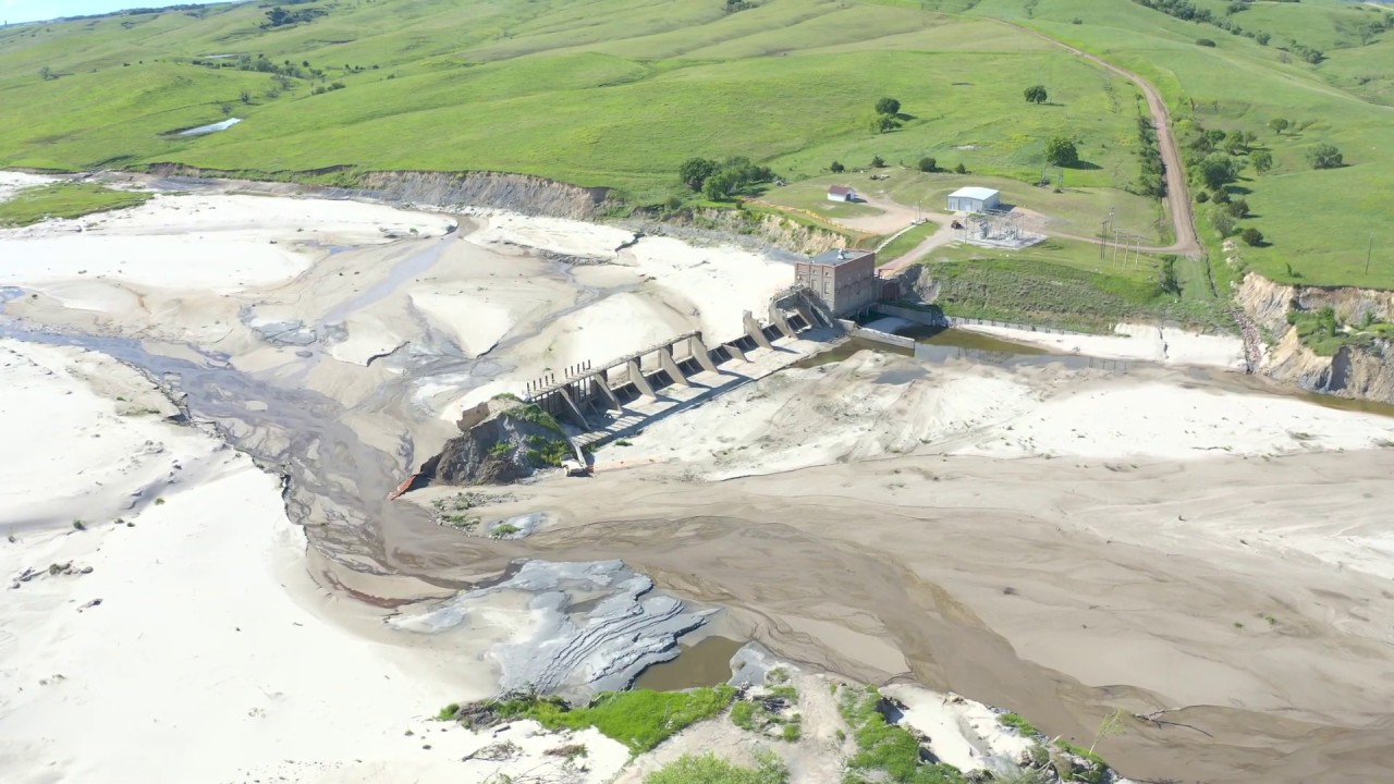 Drone Footage Spencer Dam Failure Aftermath YouTube