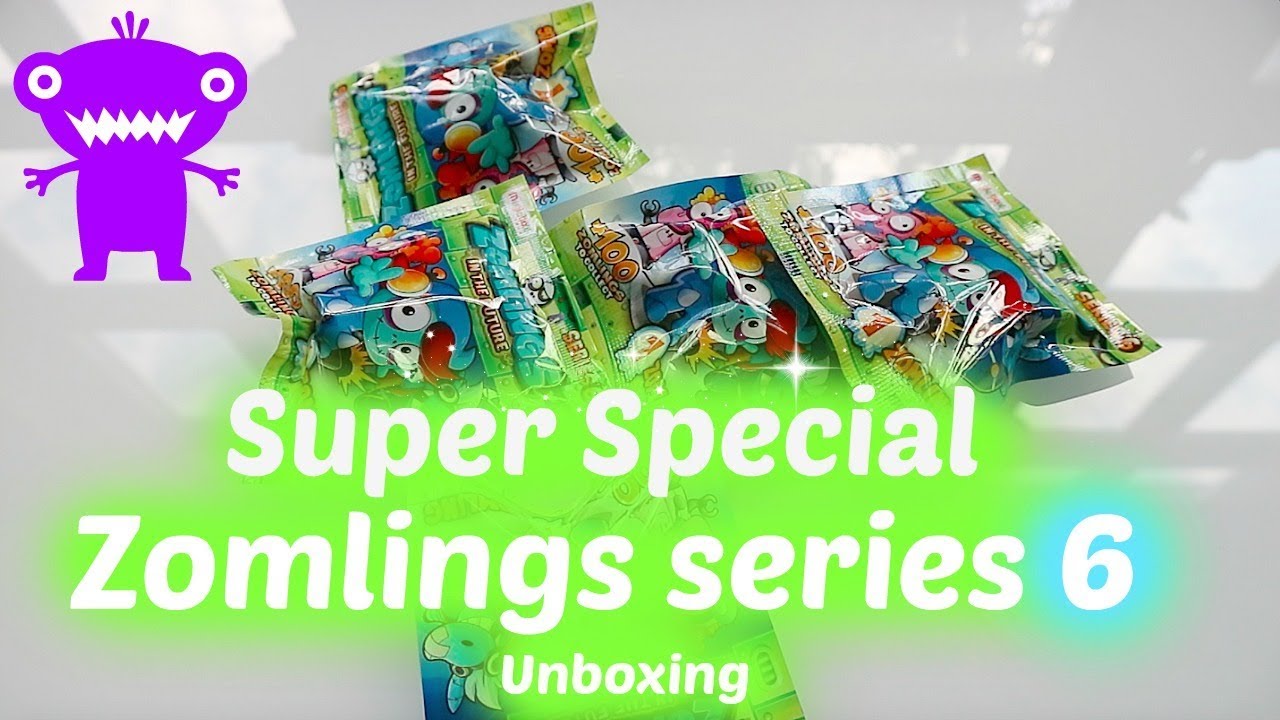 Zomlings series 6 super special unboxing.
