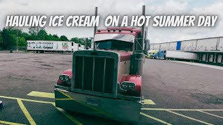 HAULING A LOAD OF ICE CREAM ON A HOT 86°DAY AFTER SERVICING THE REEFER MYSELF | HOW WILL IT HOLD UP?
