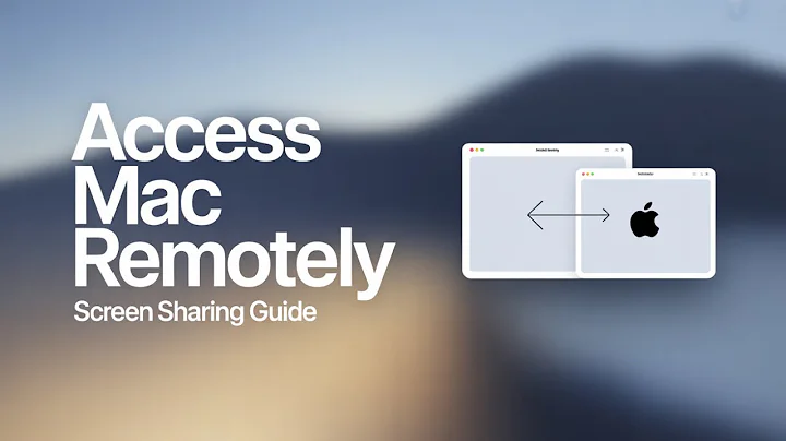 How to Control Another Mac Remotely | How to Remotely Access Another Mac (Screen Sharing Guide)