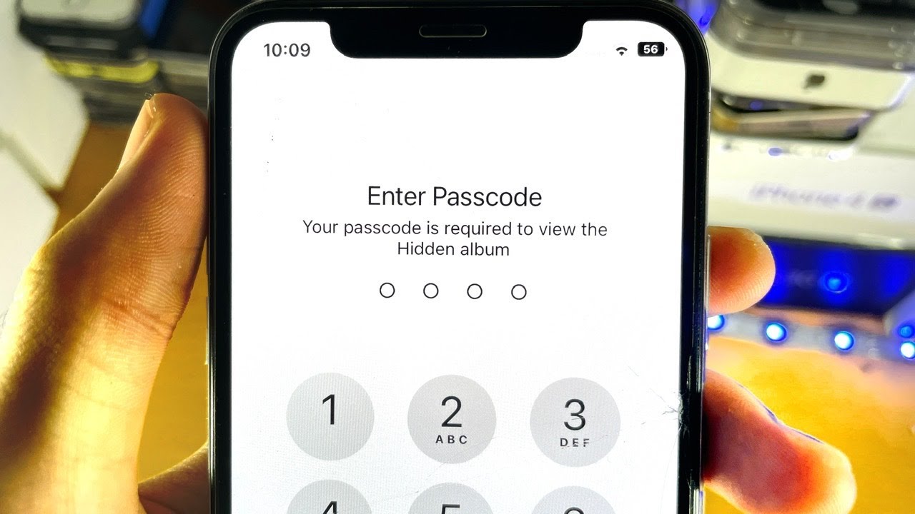 how-to-hide-photos-on-iphone-with-password-hidden-album-youtube