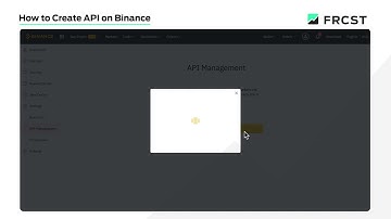 How do I setup an API Key for automated trading to work with FRCST