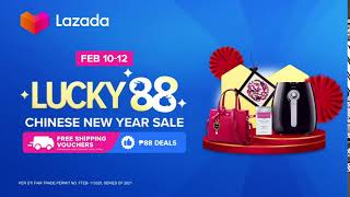 Lazada Lucky 88 Chinese New Year Sale