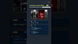 🎨✨ Smooth Transition & Hover Effects with CSS! 💻🔥||#shorts #shortvideo #css3animation #web #design