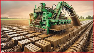 Red Clay Brick Production Line Making Million Brick in Factory - Amazing Clay Brick Making Process