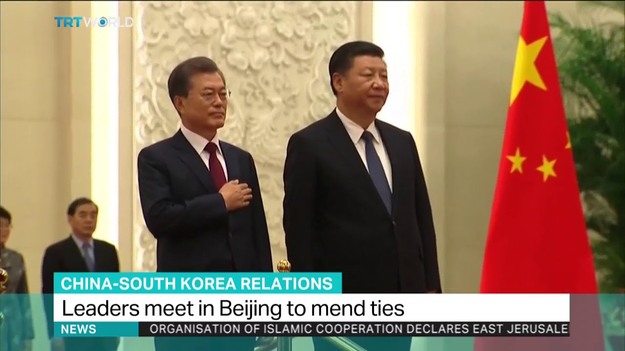 Chinese and South Korean leaders meet in Beijing