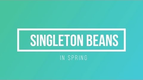 Singleton scope in spring VS singleton class in java (Interview 2019)