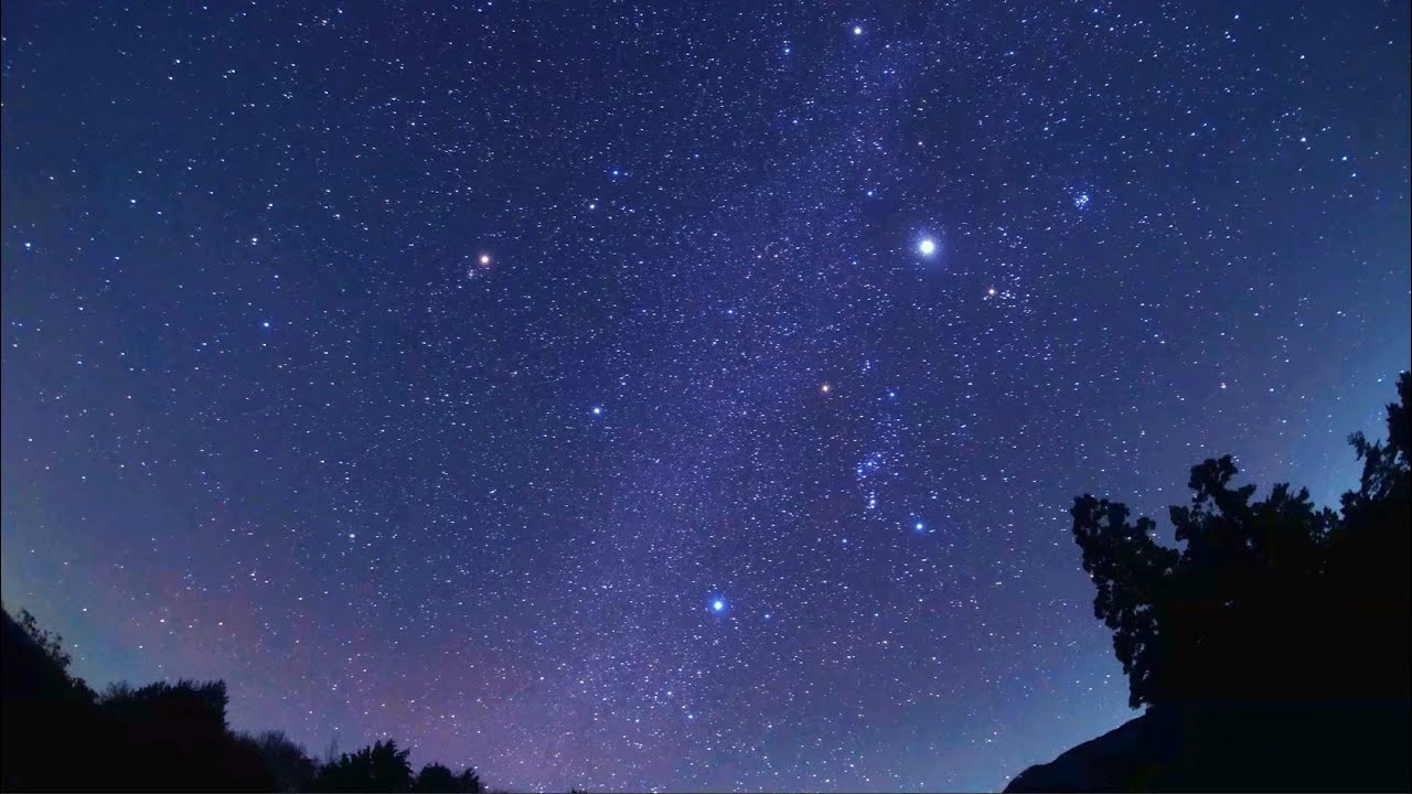 夜空　最高の一時 12月1日に撮影した12月最初の星空（タイムラプス動画） - YouTube
