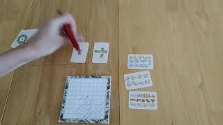 Second Chance board game setup, how to play and review and solo playthrough * Amass Games *