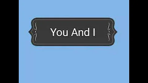 You And I-David Hardesty