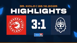 Highlights | HC Oceláři Třinec vs. Rytíři Kladno 3:1 | 28.12.2025