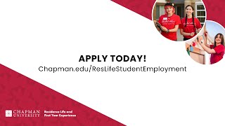 Apply to be an RA!