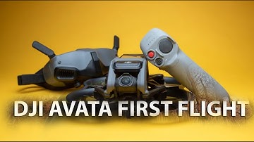 DJI AVATA First Flight with DJI Motion Controller