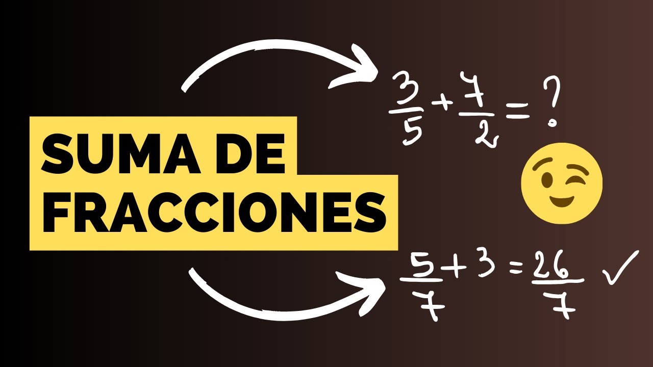 Suma de fracciones en menos de 10 minutos - YouTube