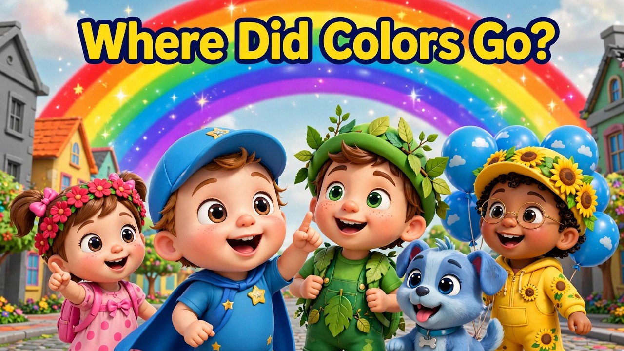 Who Took the Colors Away? | Learn Colors Song | Nursery Rhymes & Kids ...