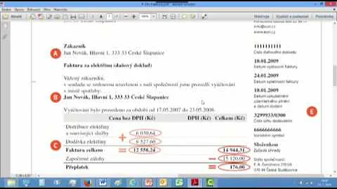 Co se týče elektřiny?