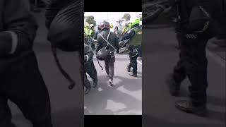 policias vs moteros, de nuevo conflictos