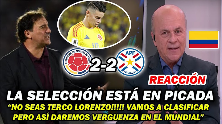 PERIODISTA VELEZ EXPLOTA CONTRA NESTOR LORENZO Y SELEECION COLOMBIANA POR MALOS RESULTADOS