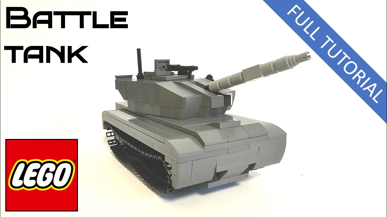 Epic LEGO Tank II Stepbystep Tutorial YouTube
