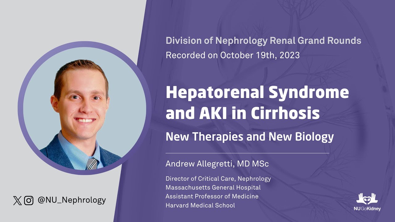 Hepatorenal Syndrome and AKI in Cirrhosis ft Andrew Allegretti, MD MSc