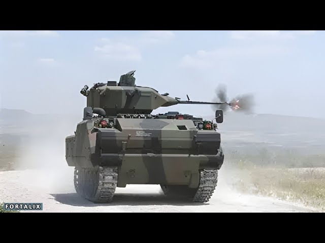 Turkey's new ZMA-X UGV enters the battlefield with a 25 mm chain