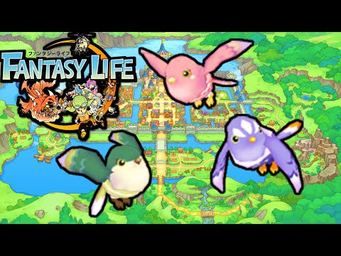 Fantasy Life 3DS: Bird Pet! New Animal Bounty Box Mercenary Gameplay Walkthrough PART 5 Nintendo