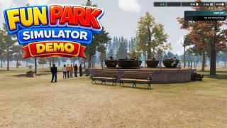 Building My First Theme Park | Fun Park Simulator (Demo)