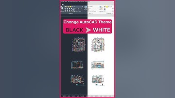 “How to Change AutoCAD Background & Ribbon Color | Dark Mode to Light Mode Tutorial”