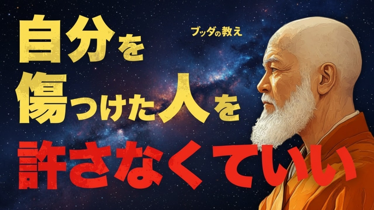 🌿【もう苦しまなくていい！】仏教が教える 許さなくていい 生き方