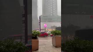 Heavy Rain  In Kuala Lumpur Malaysia  travel shorts rain malaysia