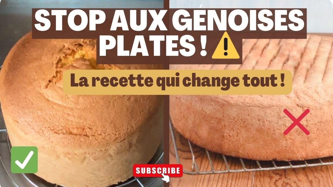 Votre Génoise Ne Monte Pas ? Voici la Recette qui Change Tout ! / Why Doesn’t Your Sponge Cake Rise?